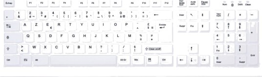 Contour Active Key Classicclean Ak-C8100 - Tastaturdeksel - Utskiftbar Membran, Hygienisk Design - Full Størrelse - Hvit Contour Active Key Classicclean Ak-C8100 - Tastaturdeksel - Utskiftbar Membran, Hygienisk Design - Full Størrelse - Hvit