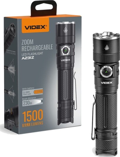 Videx LED lommelykt - 5000K - Kulør : Nøytral