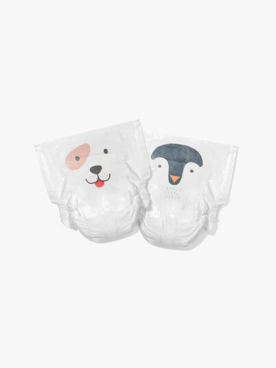 Kit & Kin Eco Nappies White 32st Kit & Kin Eco Nappies White 32st