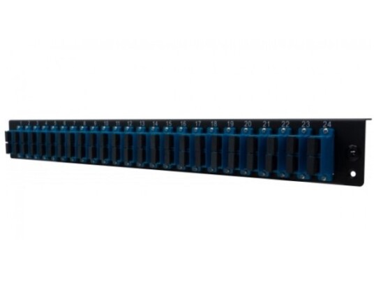 Dexlan 395429 Rackmontering 1U Fiber Sc Upc Sm Duplex Sort Blå