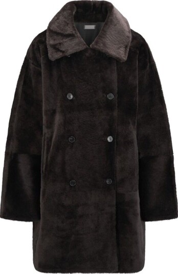 Utzon Jules shearling jacket 36 brun dame
