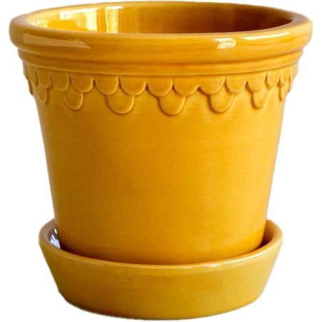 Bergs Potter Københavner Krukke Gul 12 cm Bergs Potter Københavner Krukke Gul 12 cm