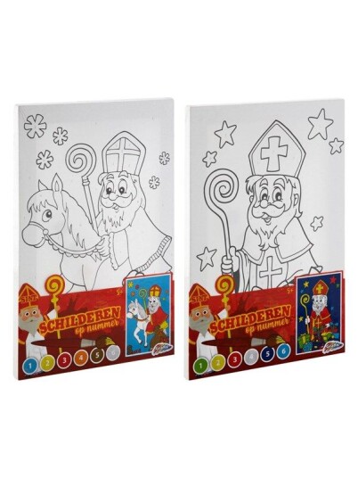 Grafix Sinterklaas Canvas Painting By Numbers