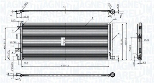 Kondensator MAGNETI MARELLI 350203170000
