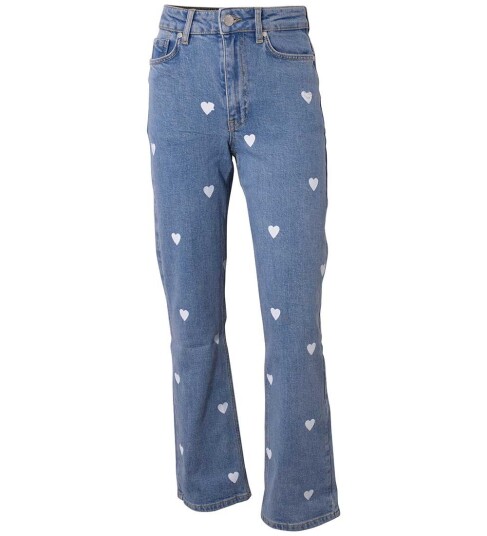 Hound Jeans Heart Trykt Denim Blå 16 år 176 Jeans