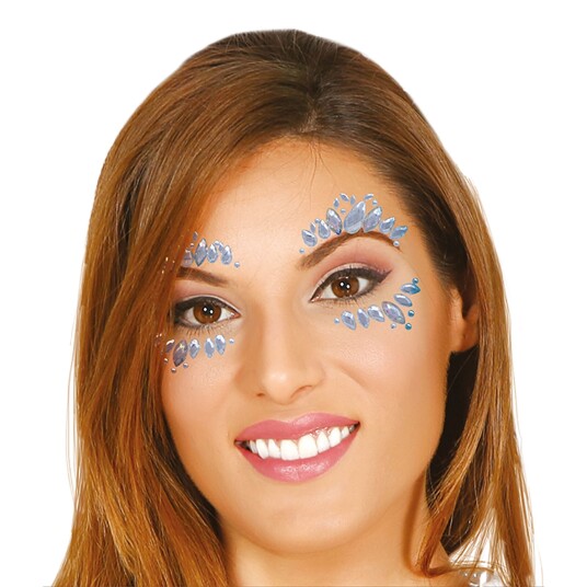Fiestas Guirca Face Jewels Silver Leana Fiestas Guirca Face Jewels Silver Leana