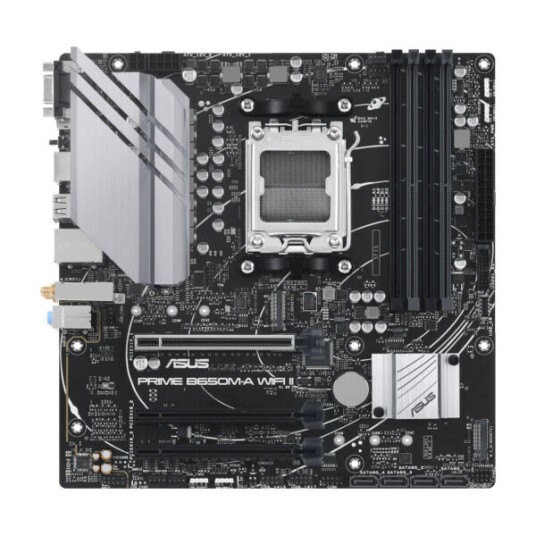 ASUS PRIME B650M-A WIFI II Micro-ATX Hovedkort med DDR5 og AMD AM5 ASUS PRIME B650M-A WIFI II Micro-ATX Hovedkort med DDR5 og AMD AM5