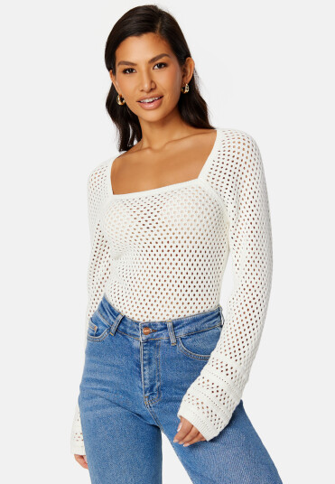 BUBBLEROOM Varley crochet top Offwhite S