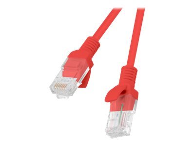 Lanberg Koblingskabel Rj-45 Hann Til Rj-45 Hann 5 M Utp Cat 6 Uten Hindringer Formstøpt Flertrådet Ral 3017 Rød