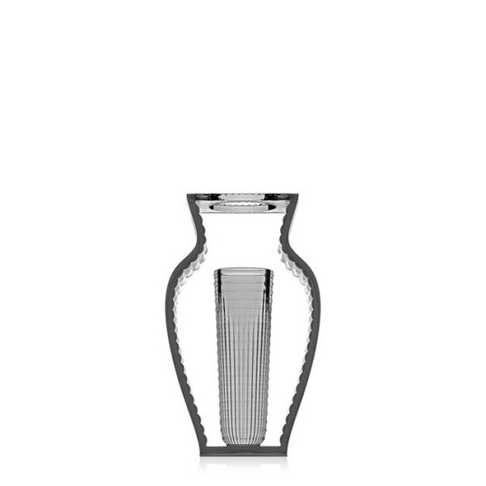 Kartell I Shine U Shine Vase Smoke Vaser Akryl Røykgrå 01215V9 Kartell I Shine U Shine Vase Smoke Vaser Akryl Røykgrå 01215V9
