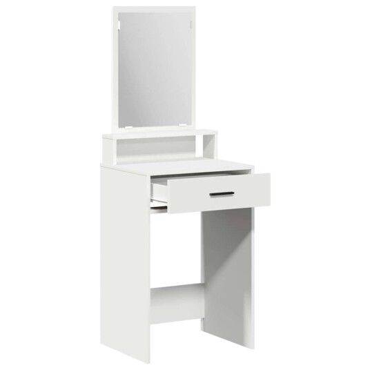 Smykkebord med skuffer hvit 50x41x140 cm Smykkebord med skuffer hvit 50x41x140 cm