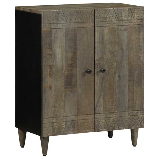 Skjenk lysegrå 60x33,5x75 cm heltre mango 8721158448873