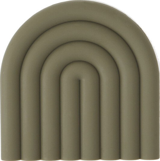 OYOY Living Design Rainbow Trivet - Green - 15X15X1CM x 15