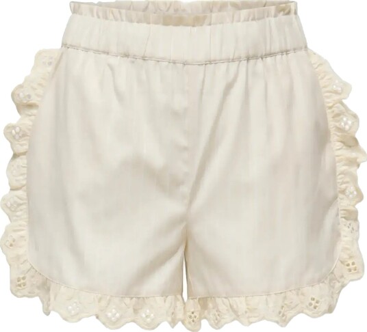 Kids Only Kogirisa Embroidery Shorts Wvn Cream 116