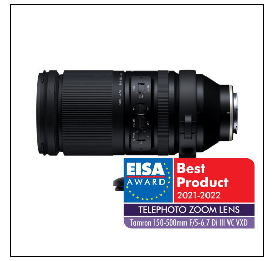 Tamron 150-500mm F/5-6.7 Di III VC VXD Telefoto Zoomobjektiv for Sony E Tamron 150-500mm F/5-6.7 Di III VC VXD Telefoto Zoomobjektiv for Sony E