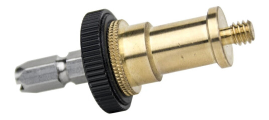 Kupo KS-086 Quick Release Adapter 5/8" w/ 1/4 Male Threaded Top Mount