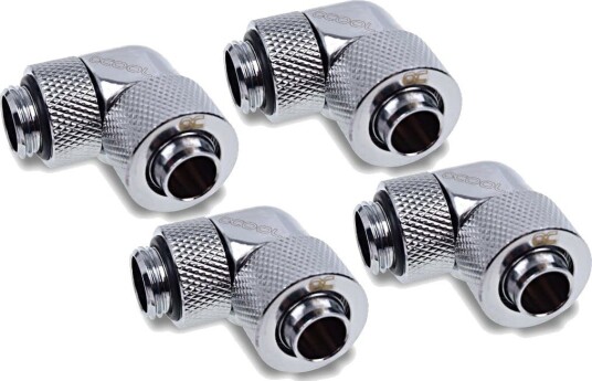 Alphacool 17312 90° fitting krom 17612