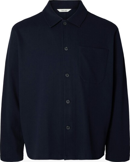Selected Homme Sol Long Sleeve Overshirt Blå XXL