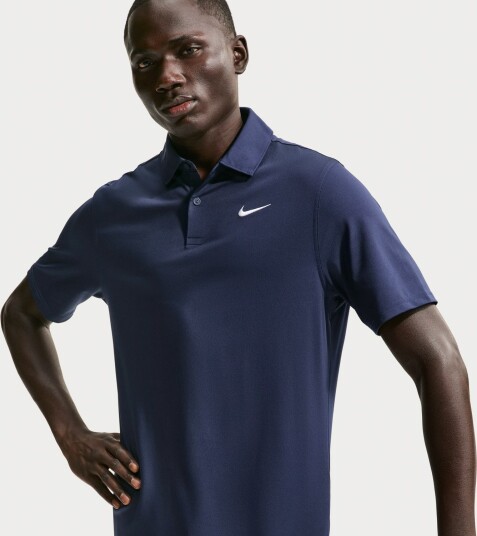 Nike Velocity M Dri Fit Golf Polo Blå Golf pologenser herre College Navy White Large