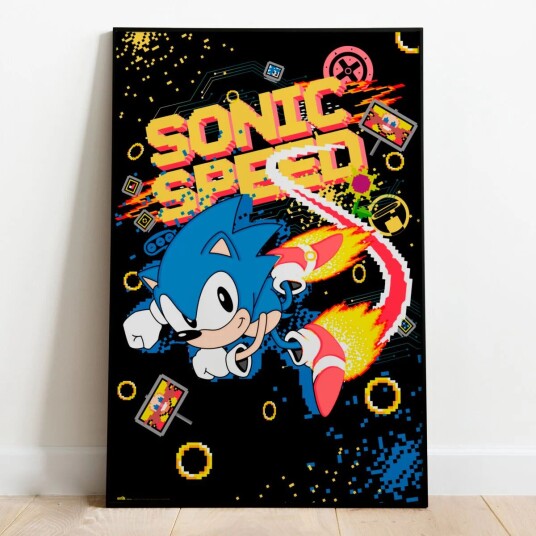 Sonic Plakat Speed    91,5 x 61 cm