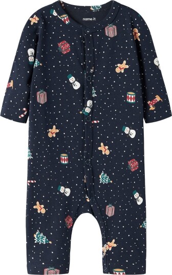 Name It Nattdrakt - NbnVisma - Navy Blazer/Jul - Name It - 2 år (92) - Nattdrakt - Marineblå