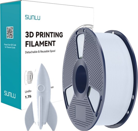 Sunlu High-Speed Pla-Filament Hvit