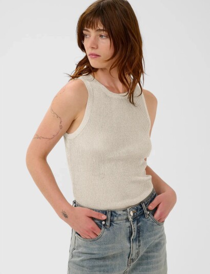 Gestuz Silvigz Top Silver XS Gestuz Silvigz Top Silver XS