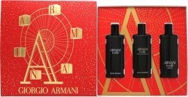 Giorgio Armani Code Gavesett med EDT, EDP og Parfum 15ml - Parfyme til Dame