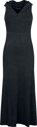 Gothicana by EMP Goth Lang kjole Pulvis Lunae S til XL Damer svart