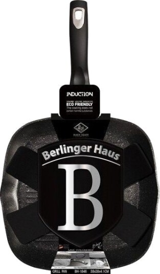 Berlinger Haus Sort Sølv Grillpanne 28Cm