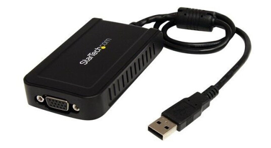 StarTech USB til VGA Adapter 1920x1200 med Dual Monitor Støtte - Svart