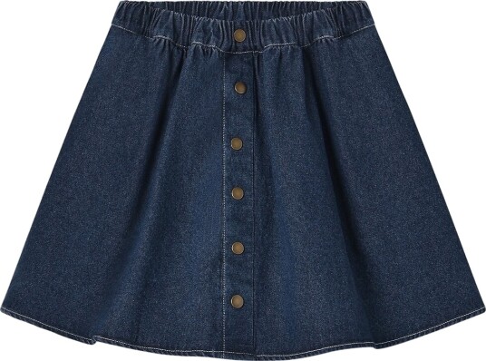 Fliink Dark Denim Blue Don Denim Skjørt 6 år/116
