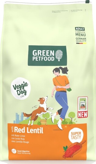 Green Petfood Tørrfôr Veggie Dog Med Røde Linser 10 kg Green Petfood Tørrfôr Veggie Dog Med Røde Linser 10 kg