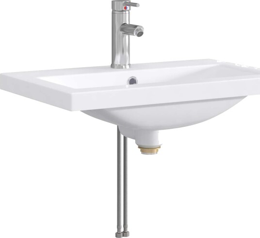  Vaskeservant for bad Krom 61 x 40 x 16,5 cm Metall