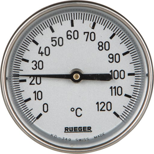 Rueger-termometer TCH Ø100, CL.1,0%