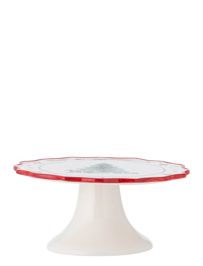 Bloomingville Naive Cake Tray - White - Ø 21 CM
