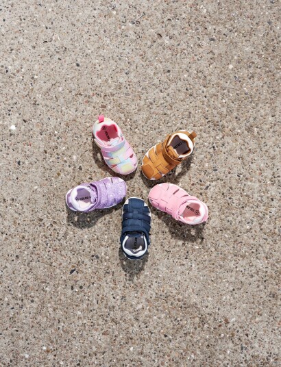 Color Kids Baby Sandals W. Velcro Strap Multi/patterned 26