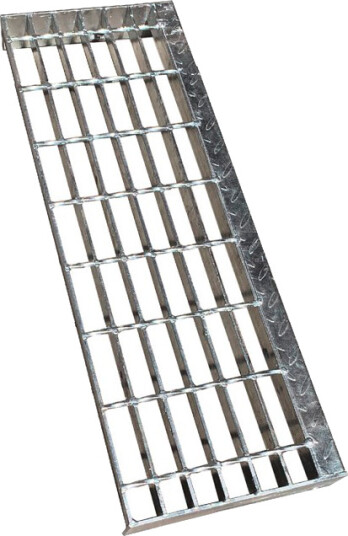 Alu Stigen Alu stigen Trinn 24x100cm Galvanisert
