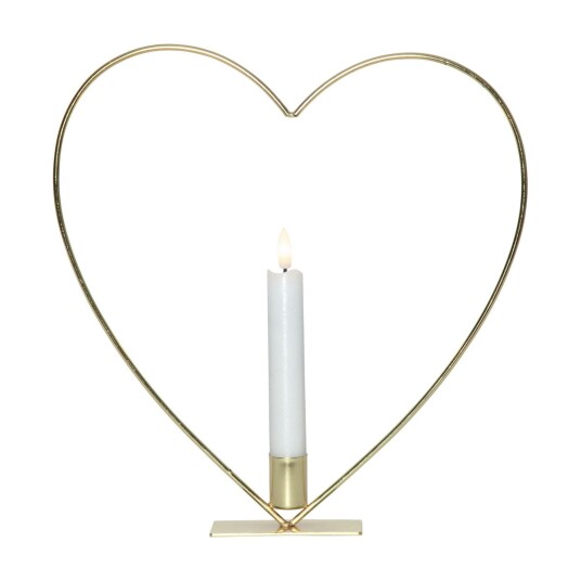 Star Trading Innendørs dekor Flamme Heart 1009170 1673340-01-0