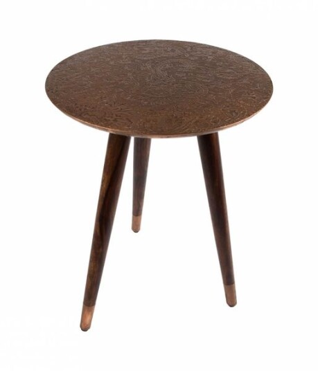 Dutchbone Bast Sidebord 40 cm kopper
