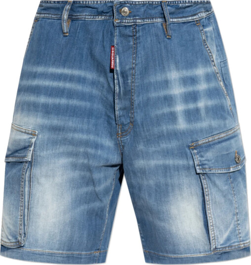Dsquared2 Herre Shorts Blå XL, Dsquared2 Herre Shorts Blå XL,