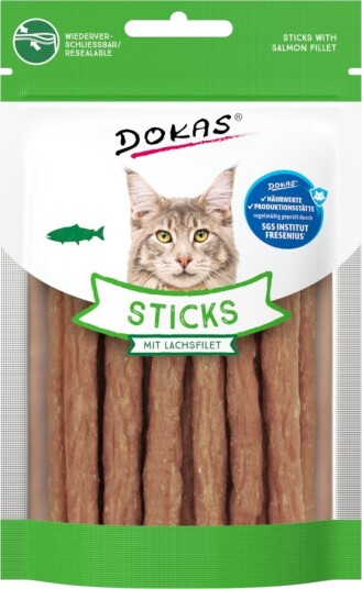 Dokas Doka Sticks Med Laksefilet 30 G