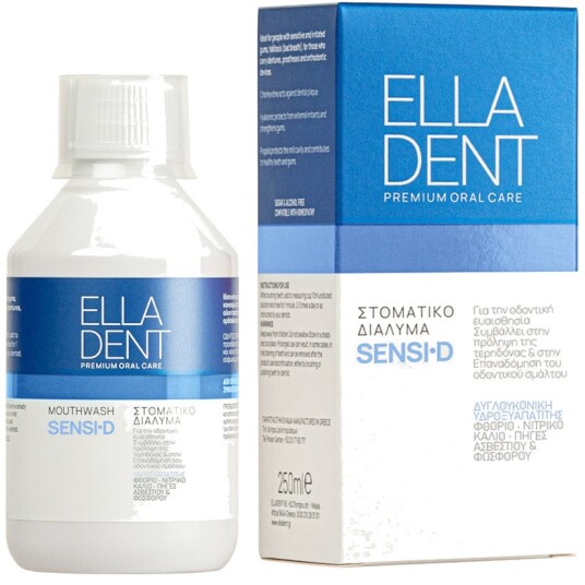 Hydroxyapatite Munnvann mot isplukking ELLADENT Sensi-D 250 ml