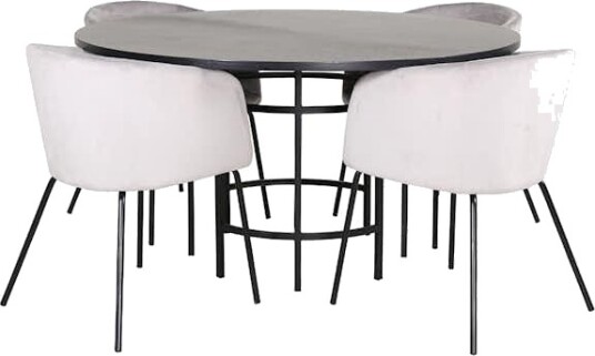 Spisegruppe furniture/fashion Copenhagen Ø140 cm med 4 Berit Stoler Spisegruppe furniture/fashion Copenhagen Ø140 cm med 4 Berit Stoler