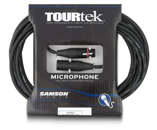 Samson Tm25 7.5 Meter Xlr-Xlr Mikrofonkabel Samson Tm25 7.5 Meter Xlr-Xlr Mikrofonkabel