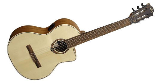 Lag Guitars Gla Oc88ce Spruce Classical Cutaway Electroacoustic Lag Guitars Gla Oc88ce Spruce Classical Cutaway Electroacoustic