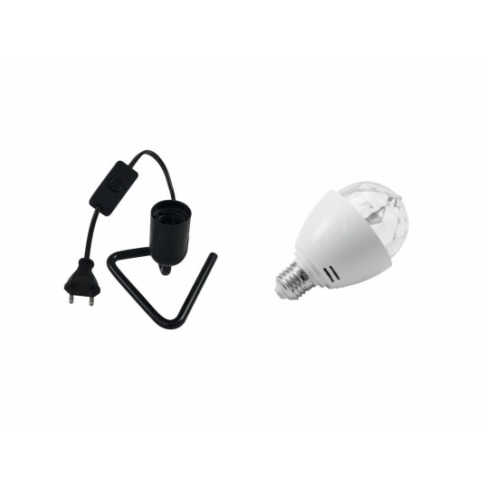 EuroLite Set Led Bc-1 Rgb & Triangle Base Svart