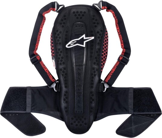 Alpinestars Nucleon KR-2 Ryggbeskytter S Svart Rød Alpinestars Nucleon KR-2 Ryggbeskytter S Svart Rød