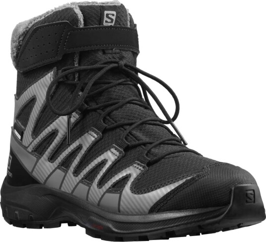 Salomon Juniors' XA Pro V8 Winter CSWP 31, Black/Phantom/Quiet Shade Salomon Juniors' XA Pro V8 Winter CSWP 31, Black/Phantom/Quiet Shade