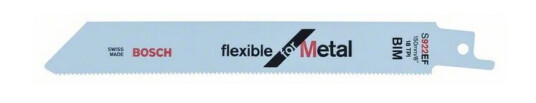 Bosch S 922 EF Bajonettsagblad for Metall - 5 Deler Bosch S 922 EF Bajonettsagblad for Metall - 5 Deler